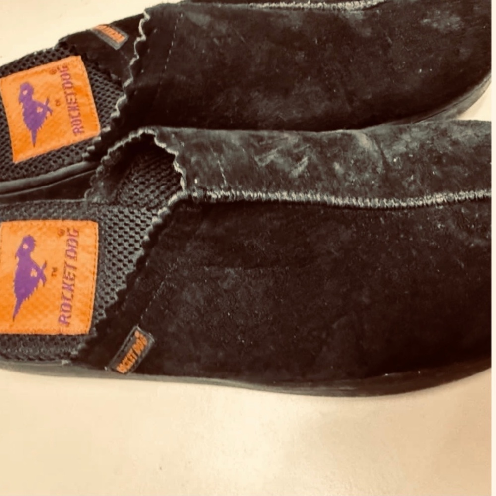 Rocket Dog Black Suede Mule